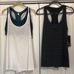 2 Women’s workout tank tops, XL